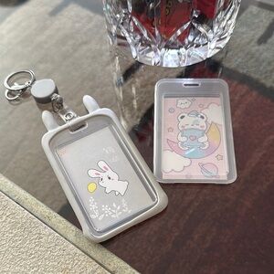 Cute Bunny Phone Accessory - White